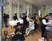 Edgar Degas A Cotton Office in New Orleans painting